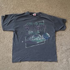 Vinatge Star Wars Darth Vader Graphic Print T-Shirt Episode IV   A New Hope