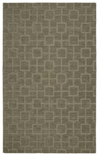 Rugs Imprints Modern Collection IPM07-27 Taupe Hand Tufted Rug, 2' x 3'