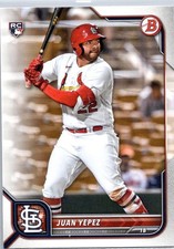 2022 Bowman #24 Juan Yepez Cardinals RC