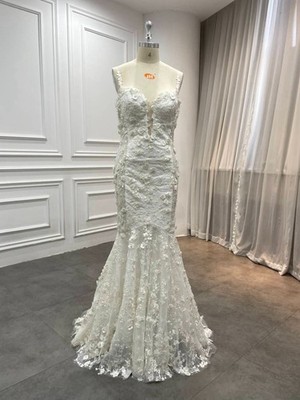 Custom Lace Wedding Dress - Galia Lahav Inspired