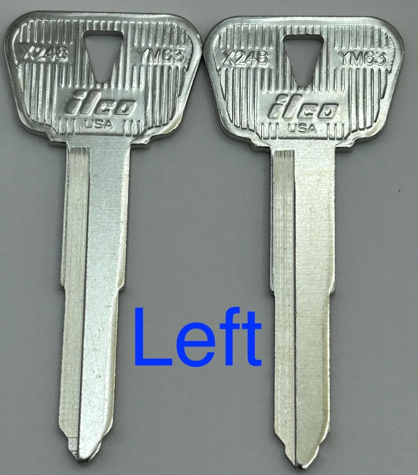 2 llaves en blanco Yamaha XVZ1300 XVZ 1300 Royal Star YZF300 YZF600 YZF 300 600 1000 Foto 2 de 2