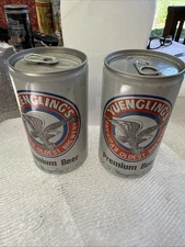 Set Of 2 “YUENGLINGS” MAHANOY CITY,PA CENTENNIAL 1863-1988 BEER CANS