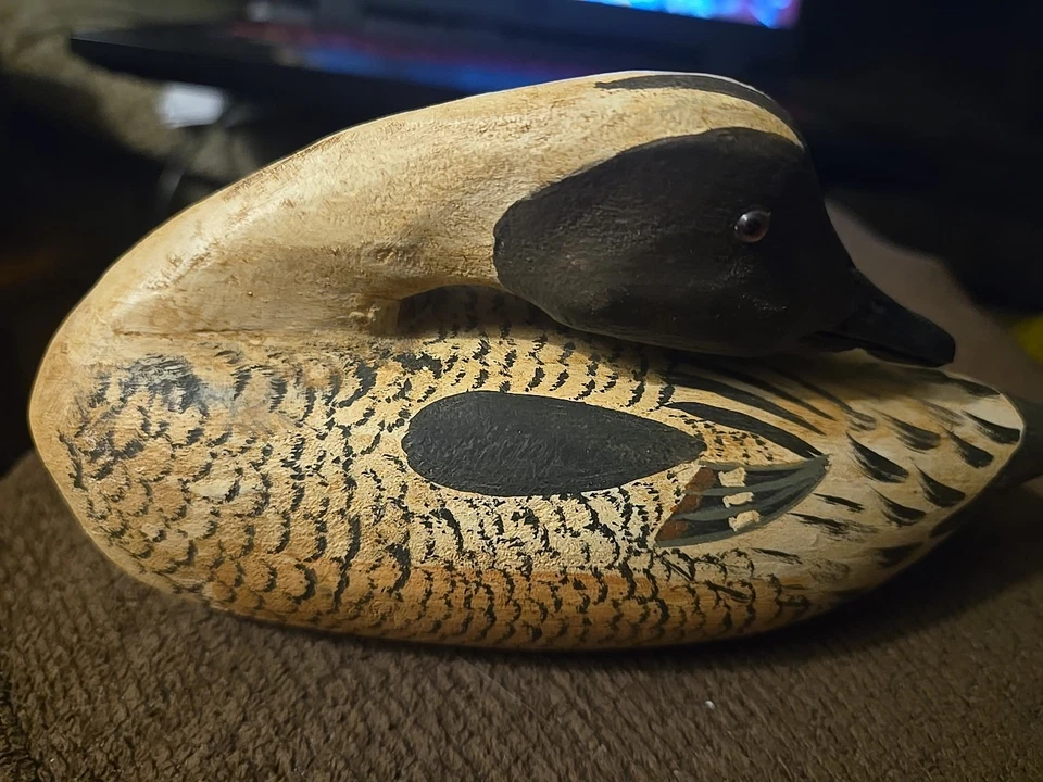 Bob Lee 2005 Cortez Fl tallado a mano pintado 7" madera señuelo pato Foto 3 de 4
