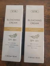 Set of 2 WMK BLEACHING CREAM SKIN LIGHTENING SPF 30  1.76 FL OZ NEW EXP 2028
