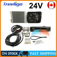 24V Electric Cool&Heat Underdash Air Conditioner Auto Universal Car A/C Kit