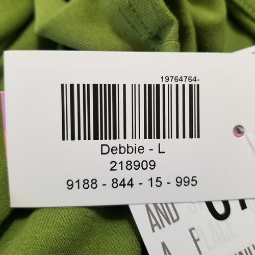 Neu mit Etikett - LuLaRoe "Debbie" grün Langarm, knielang, Rundhals - Größe L - Bild 8 von 9