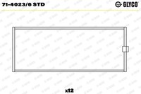 NEU - Glyco 71-4023/6STD Pleuellager