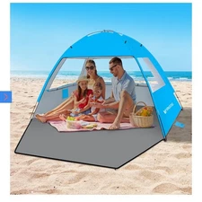 Venustas Outdoor Beach Tent Portable Sun Shelter w/ Carry Bag 