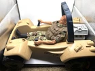 GI Joe Tactical Vehicle  2002 Desert Recon Sand Dune Buggy + 1995 Gi Joe 12