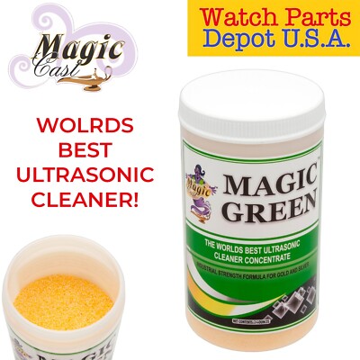 Magic Green Ultrasonic Cleaner 24 oz Jewelry Metal Cleaning Concentrate Solution
