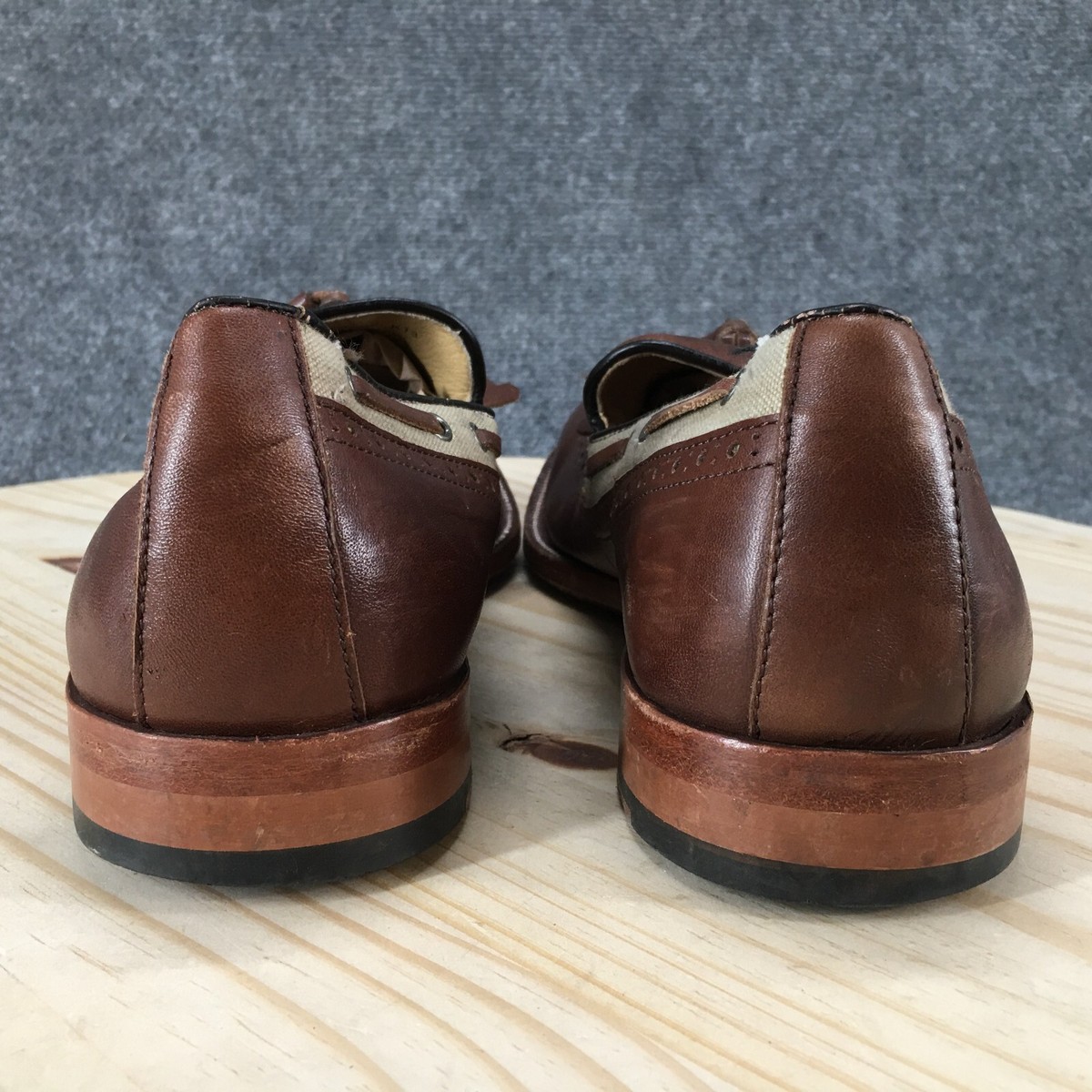Johnston & Murphy Shoes Mens 11 M Loafers Brown Tasseled  display picture 2