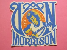 4" Music STICKER ~ Van Morrison of the Band THEM: Irish Rock Band Formed in 1964