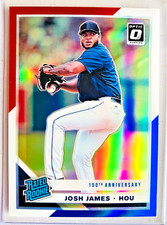 2019 PANINI DONRUSS OPTIC BASEBALL ROOKIE 150TH ANNIVERSARY #69 JOSH JAMES /150