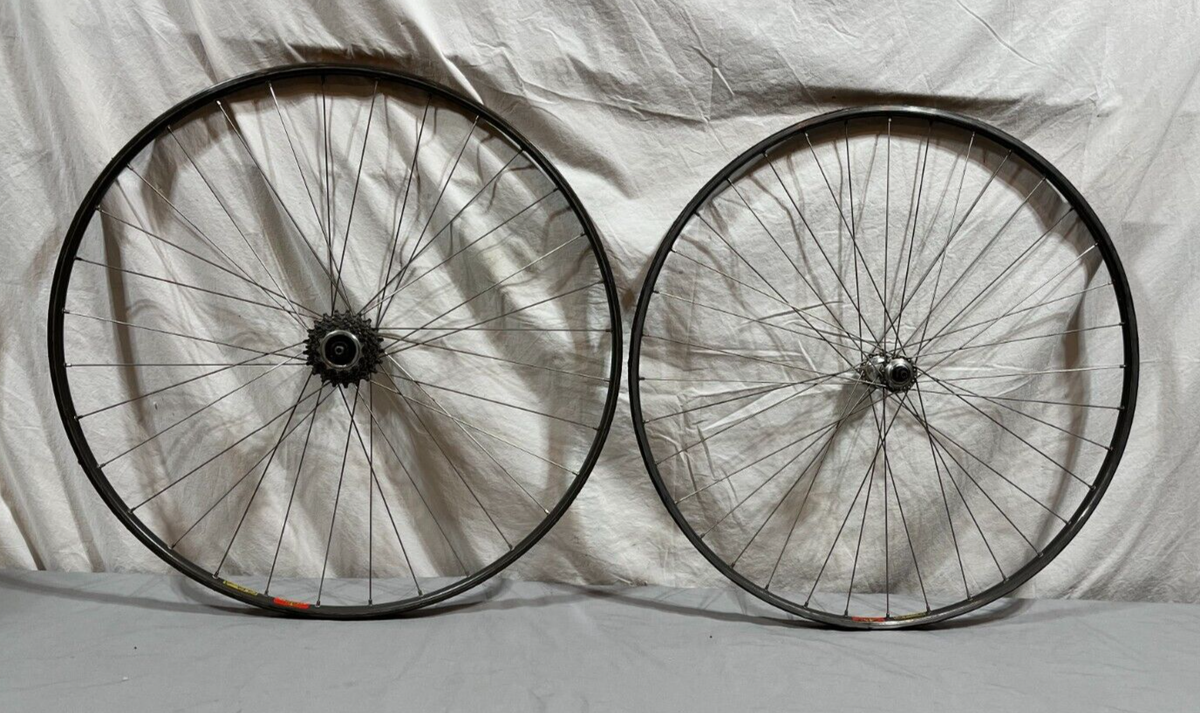Vintage Mavic GP-4 6-Spd 700C Tubular Wheelset Campagnolo Record