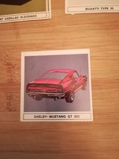 Vintage 1967 B-A Gallery of Great Cars Shelby Mustang GT 500 collector card