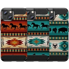 For [iPhone SE/12/13/14/15/16 Pro Max] Western Flexible TPU Case