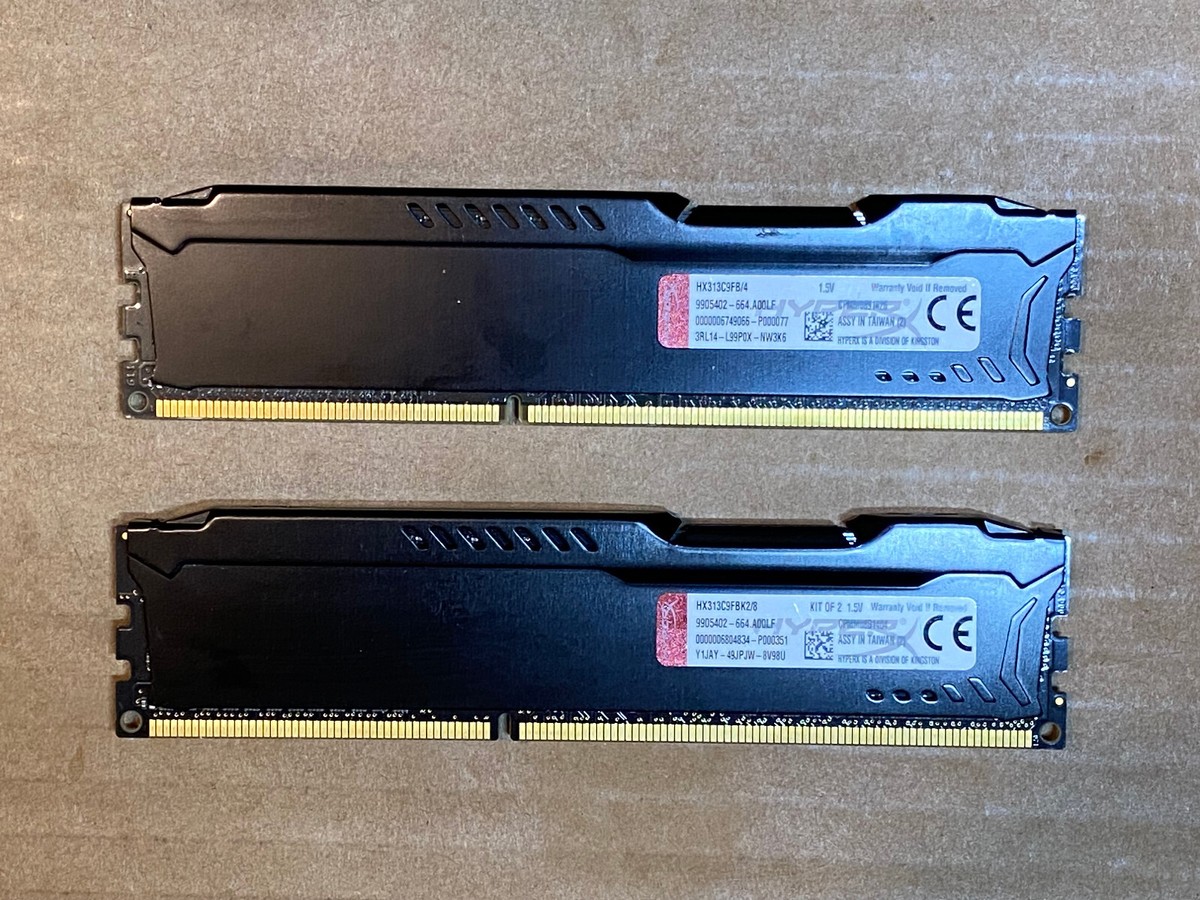 Kingston Hx313c9fb Hyperx Fury Ddr3 2x4gb 8GB (2x4GB) Kingston