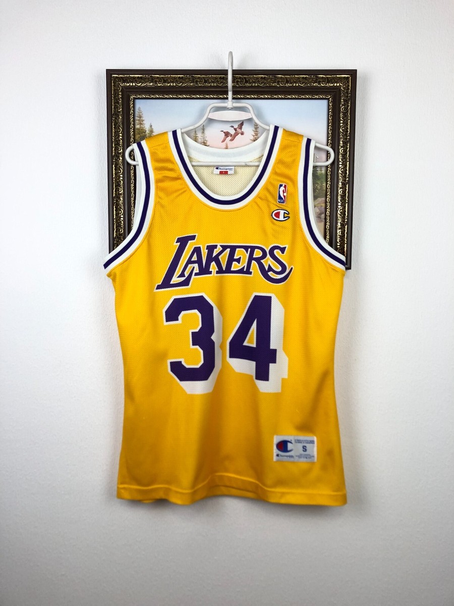 Vintage 90's Champions Los Angeles Lakers NBA O'Neal Jersey Mens