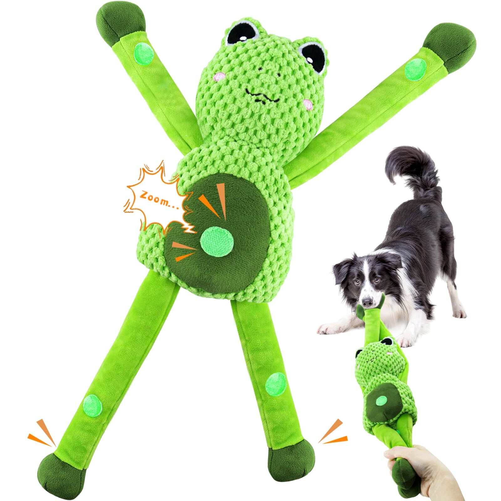 Large Squeaky Dog Toys  Plush Dog Toys- Stuffed Dog Chew Toy for Large Medium...