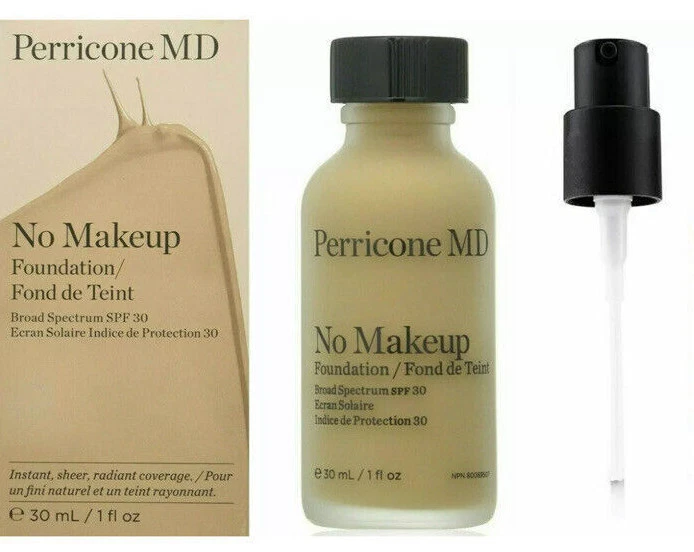 PERRICONE MD NO MAKEUP FOUNDATION FOND DE TEINT LIGHT-MEDIUM/LEGER-MEDIUM 30ML