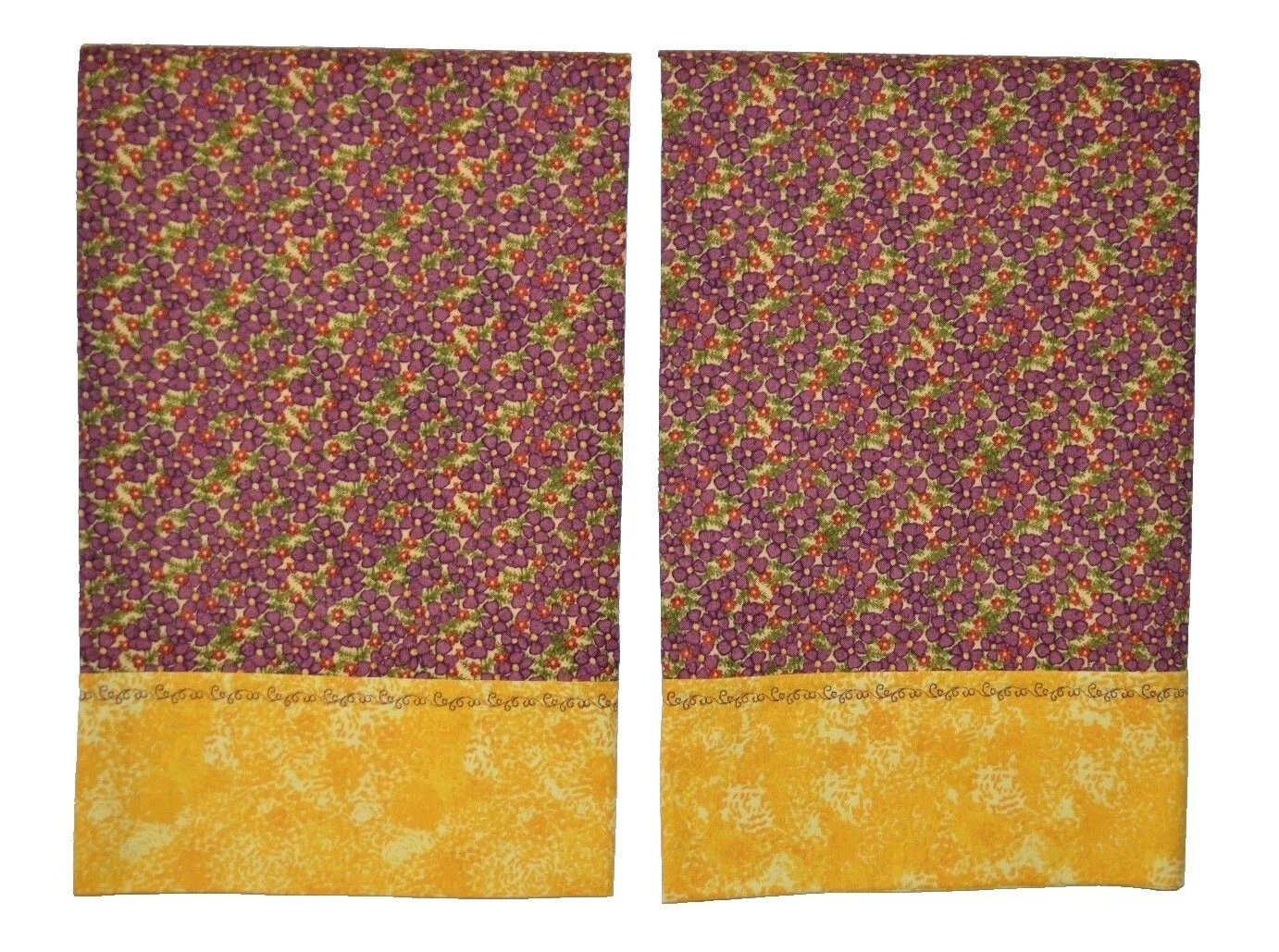 Fundas de almohada floral Handmade