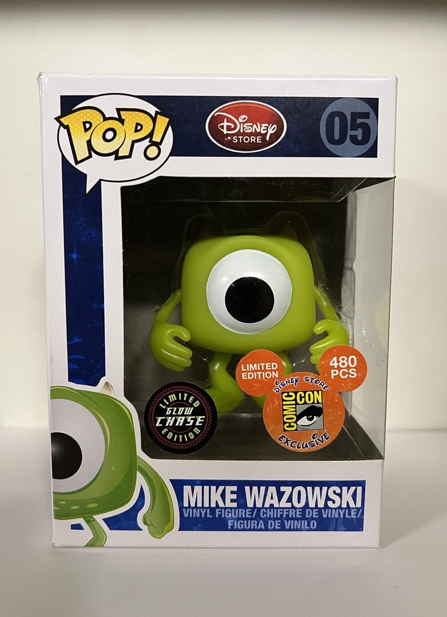 Funko Pop Mike Wazowski 05 SDCC Chase Glow In The Dark | eBay