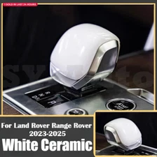 Gear Shift Knob Cover Upgrade SV Style for For Range Rover 2023-25 Ceramic White