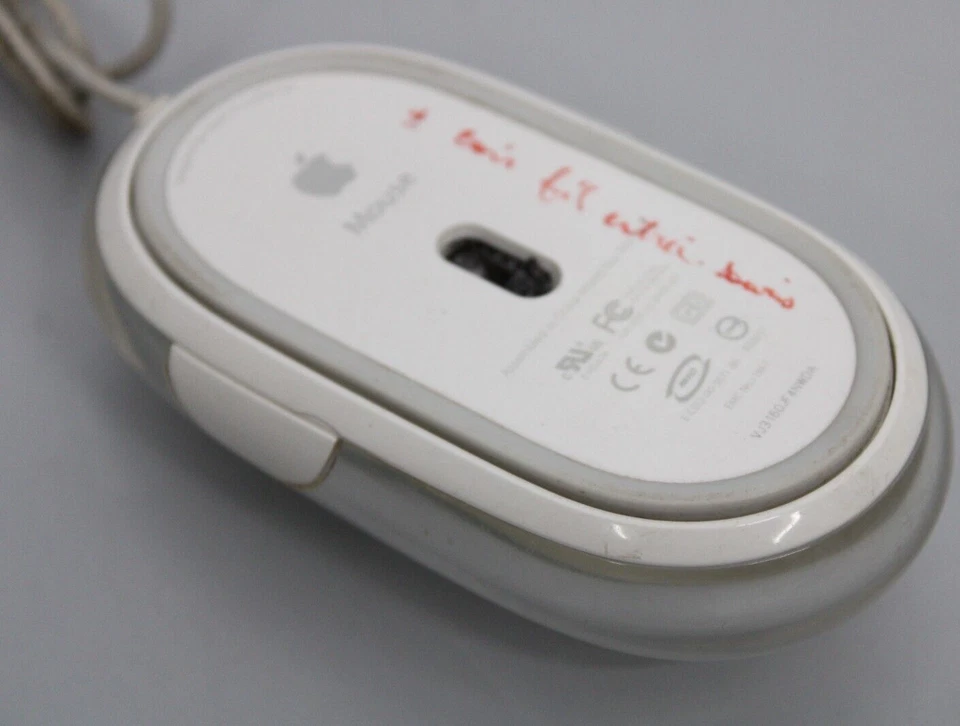 Apple Pro Mouse M5769 Weiß | Retro Vintage USB Maus EMC1967 - AKZEPTABEL - Bild 4 von 4