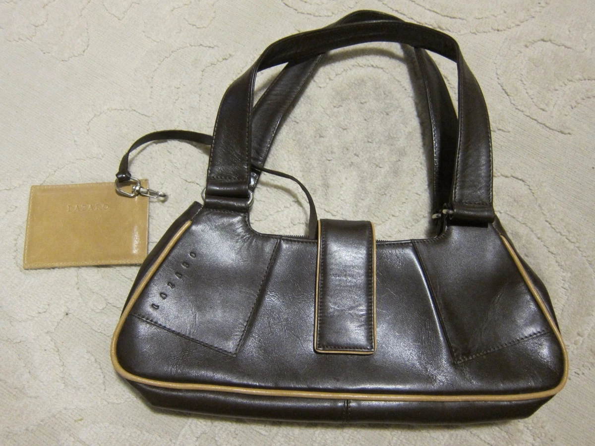 Lazaro brand small brown leather purse w straps, attached mirror -  Argentina | eBay