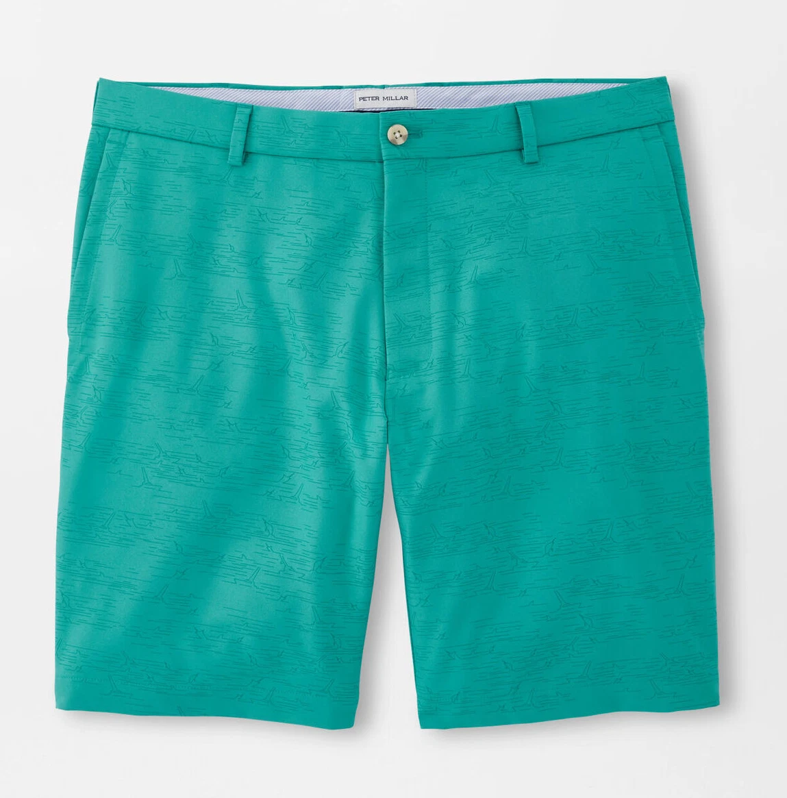 NEW MENS PETER MILLAR GOLF SALEM SPORT FISHING PERFORMANCE Flat Front Shorts, 34