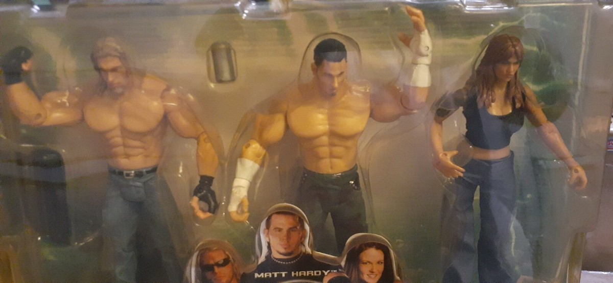 WWE Jakks Treacherous Trios Series 3 Edge, Matt Hardy & Lita WWE Jakks Treacherous Trios Series 3 Edge, Matt Hardy & Lita