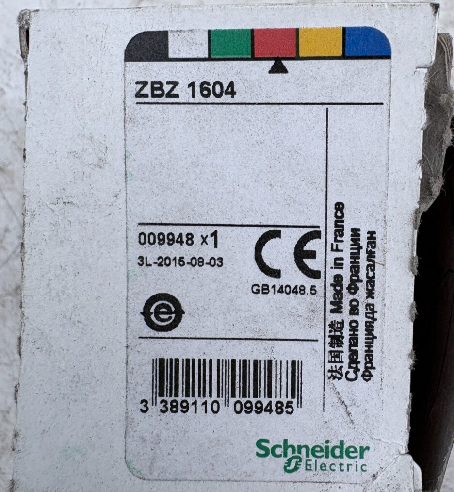 SCHNEIDER ELECTRIC ZBZ 1604 cache de protection cadenassable métallique 22mm x1