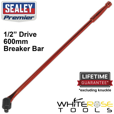Sealey Brechstange 600 mm 1/2'' Antrieb Steckschlüssel Flexi Achsschenkel rot Premier 