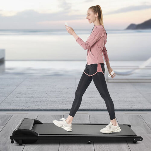 Elektrischer Laufband Heimtrainer Elektrisches Walkpad Schreibtisch Arbeit 100Kg