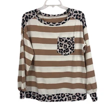 BOUTIQUE Unbranded Women’s Sweater Size Small Multi Colors Long Sleeves Stretch