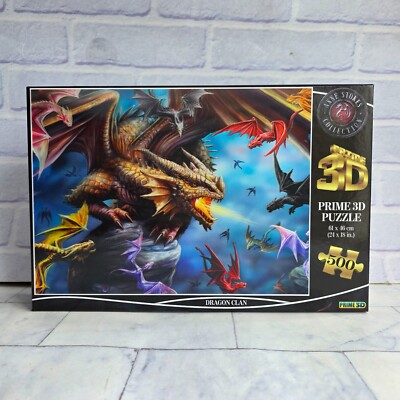 Dragon Clan 3D Puzzle Anne Stokes Collection Prime 3D 500 Teile - Neu