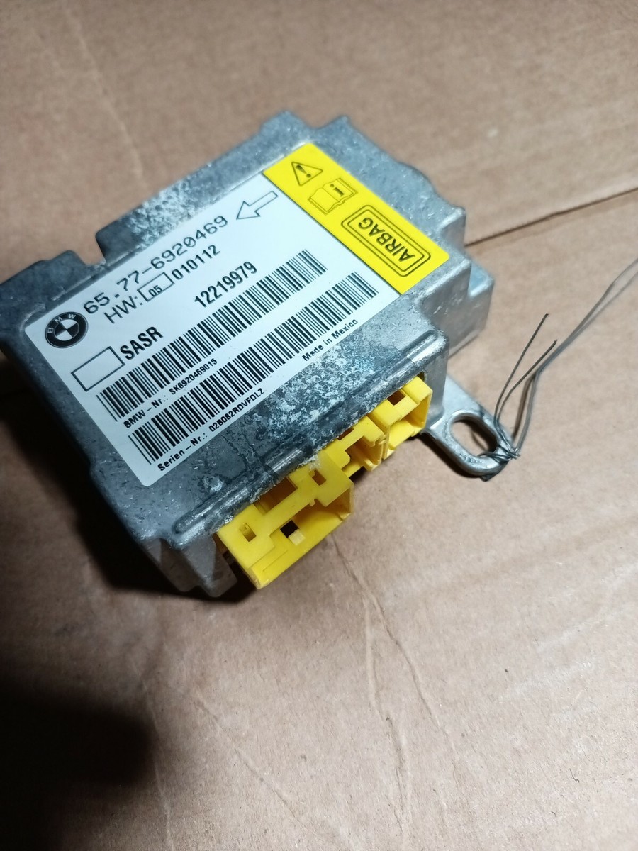 02 - 08 BMW RIGHT A-PILLAR SRS SAFETY SENSOR | 65776920469 | E65