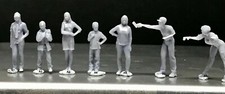 1:64 Scale Miniature People - Resin / unpainted - great for Dioramas 35 Figures
