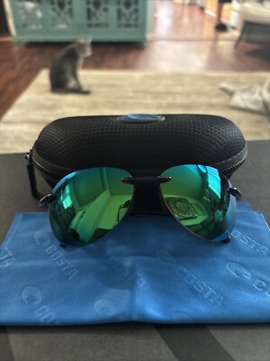 Costa Del Mar West Bay Red Green  580P  Polarized Sunglasses New Authentic