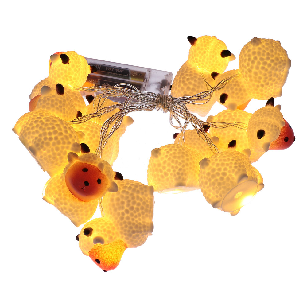 Dimmable Cordless Sheep String Lights for Kids Multiscene Room Decor