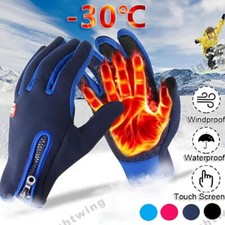 Winter Gloves Touch Screen Windproof Waterproof Thermal Gloves for Cold Weather