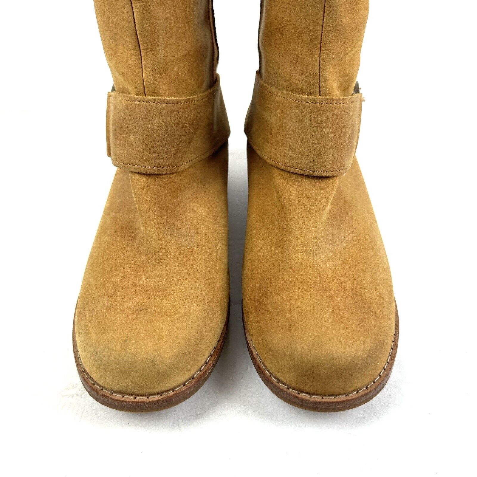 OluKai Holo Lio II Boots 8 Tan Nubuck Leather Bac… - image 3