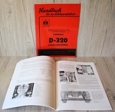 Mc Cormick Bedienungsanleitung für Traktor D-320 Farmall