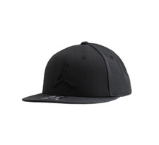 Nike Men's Air Jordan Jumpman Pro Snapback Hat Unisex Black FV5296-011 j