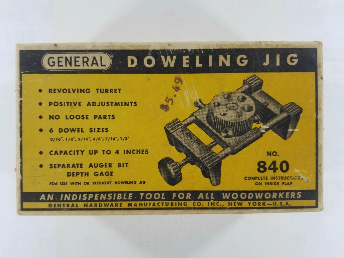 General 840 doweling jig hotsell