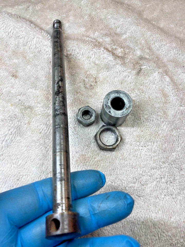 honda c110 rear wheel axle bolt with hardware super sports cub ca110 c 110 50 - Image 2 of 4