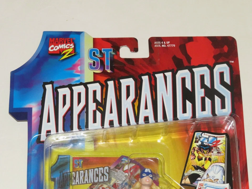 1999 1ST APPEARANCES AMERICAN DREAM ACTION FIGURE PREVIEWS SEALED MARVEL CAPTAIN Foto 3 de 4