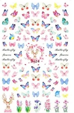   Pink Butterfly 🦋 Nail Stickers Nail Trends Nail Trends 