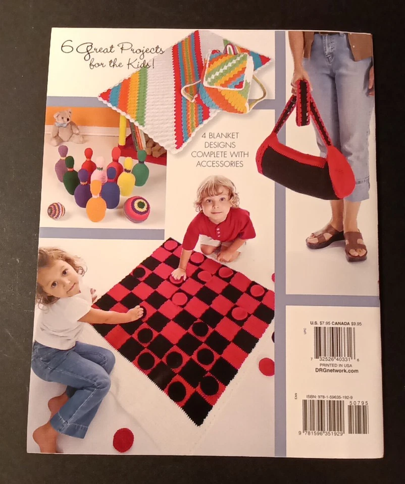 Annie's Attic: NAPTIME~PLAYTIME BLANKETS & TOYS Crochet Book #877536 - Image 2 of 4