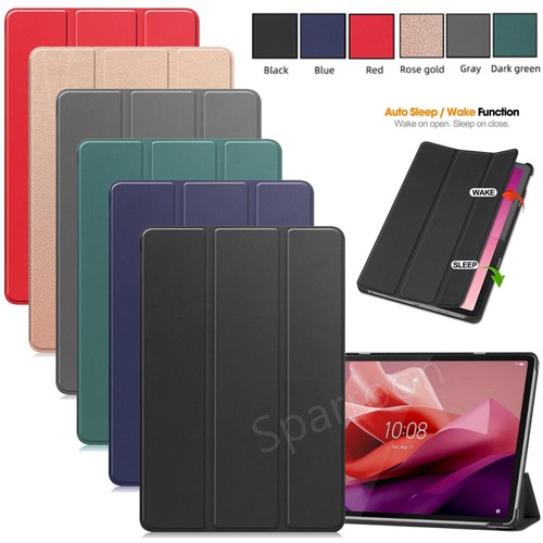 For Lenovo Tab M8 4th M9 P11 P12 M10 Plus Leather Smart Stand Case Tablet Cover - Picture 1 of 73